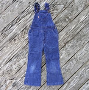 Vintage Levi's Kids Corduroy Overalls Orange Tab Size 6